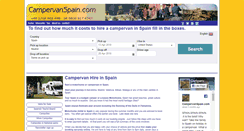Desktop Screenshot of campervanspain.com